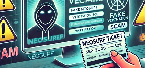 Tickets Neosurf : Les escrocs en raffolent